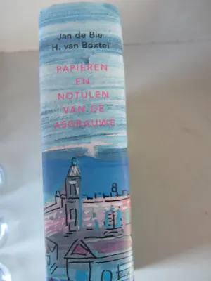Jan de Bie - papieren en notulen van de asgrauwe / 2 tekeningen in het boek kopen? Bied vanaf 100!