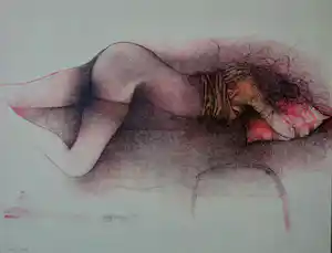 Bruno Bruni - Ingelijste litho: Zomer in Umbrië verkauft für € 75!