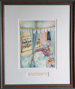 Jet Naftaniel-Joels - Lot van 4 originele illustraties uit kinderboeken | Uniek! kopen? Bied vanaf 55!