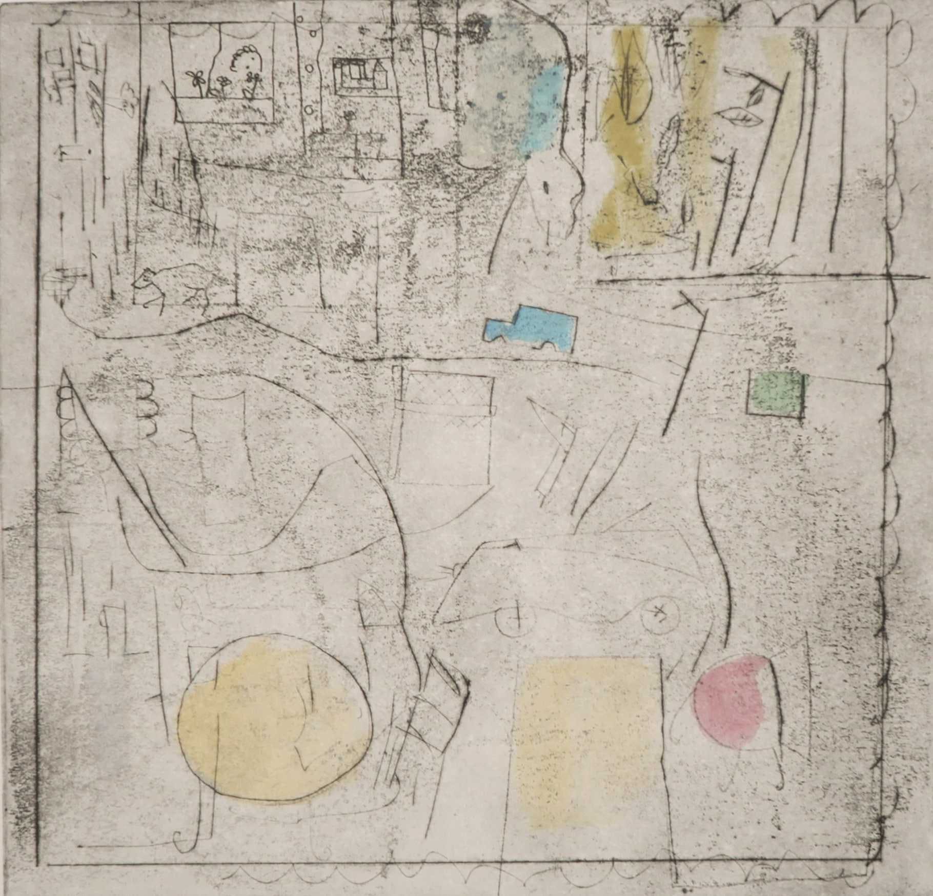 Henk Tichelaar - Droge naald op papier, Tuin kopen? Bied vanaf 35!