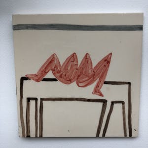 Klaas Gubbels - Naakt op tafel (tegel) kopen? Bied vanaf 225!