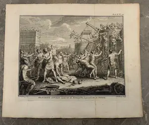 Jacob Folkema - Bestorming van de Romeinse legerplaats te Vetera kopen? Bied vanaf 20!