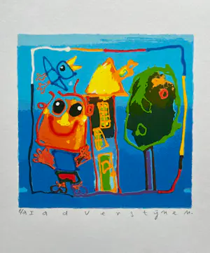 Ad Verstijnen - Zonder titel kopen? Bied vanaf 40!