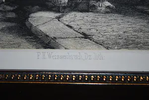 Frederik Hendrik Weissenbruch - Stadsgezicht Haarlem - 19e eeuwse litho naar S.L.Verveer kopen? Bied vanaf 40!