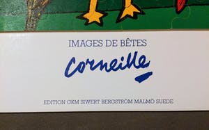 Curiosa - Houten puzzel met afbeelding zeefdruk Corneille Images de bêtes kopen? Bied vanaf 1!