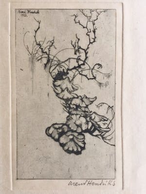 Arend Hendriks - Zes etsen uit 1922-1923 kopen? Bied vanaf 30!