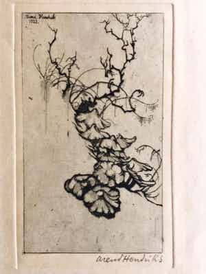 Arend Hendriks - Zes etsen uit 1922-1923 verkocht voor € 30!