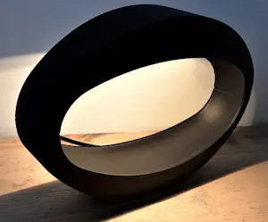 Philips - Iconische design tafellamp "Berio" in aluminium met zwarte coating kopen? Bied vanaf 100!