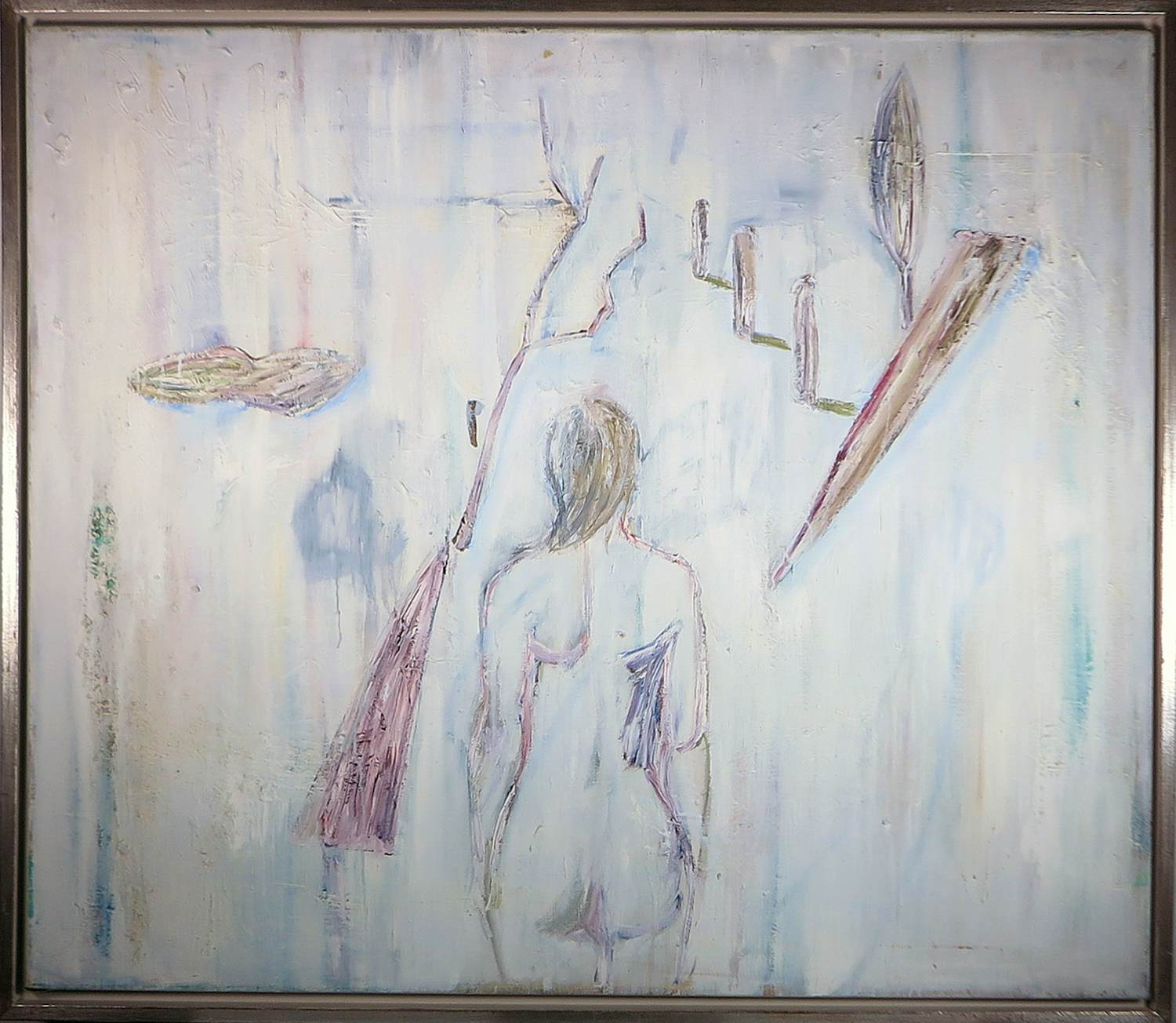 Jasper Krabbé - Olieverf op doek, Zonder titel - Ingelijst (Zeer groot) kopen? Bied vanaf 1000!