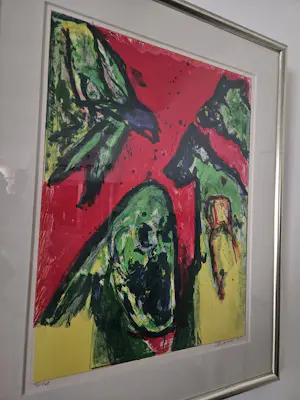 Mogens Balle - Ingelijste litho - 95/128 - 1988 kopen? Bied vanaf 220!