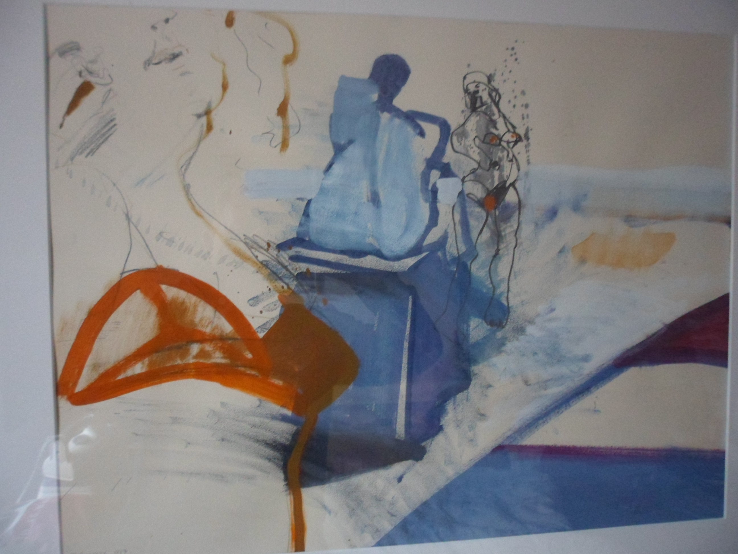 Marjan Jaspers - Gemende techniek, titel,"strandgezicht". kopen? Bied vanaf 50!