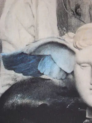 Fernand Khnopff - Een blauwe vleugel, 1894 - Offsetlithografie - 2003 kopen? Bied vanaf 100!