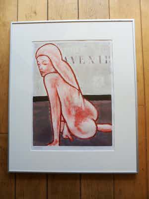 Casper Faassen - Zeefdruk: naakte dame verkocht voor € 140!