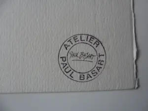 Paul Basart - Zeefdruk, titel, " Echo van de roos ". kopen? Bied vanaf 35!