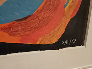 Karel Appel - Gekleurde reliefdruk van een houtdruk met carborundum: ‘Tigre de papier’ - 1978 kopen? Bied vanaf 1895!