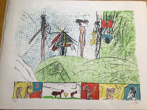 Roberto Matta - abstracte vormen kopen? Bied vanaf 125!