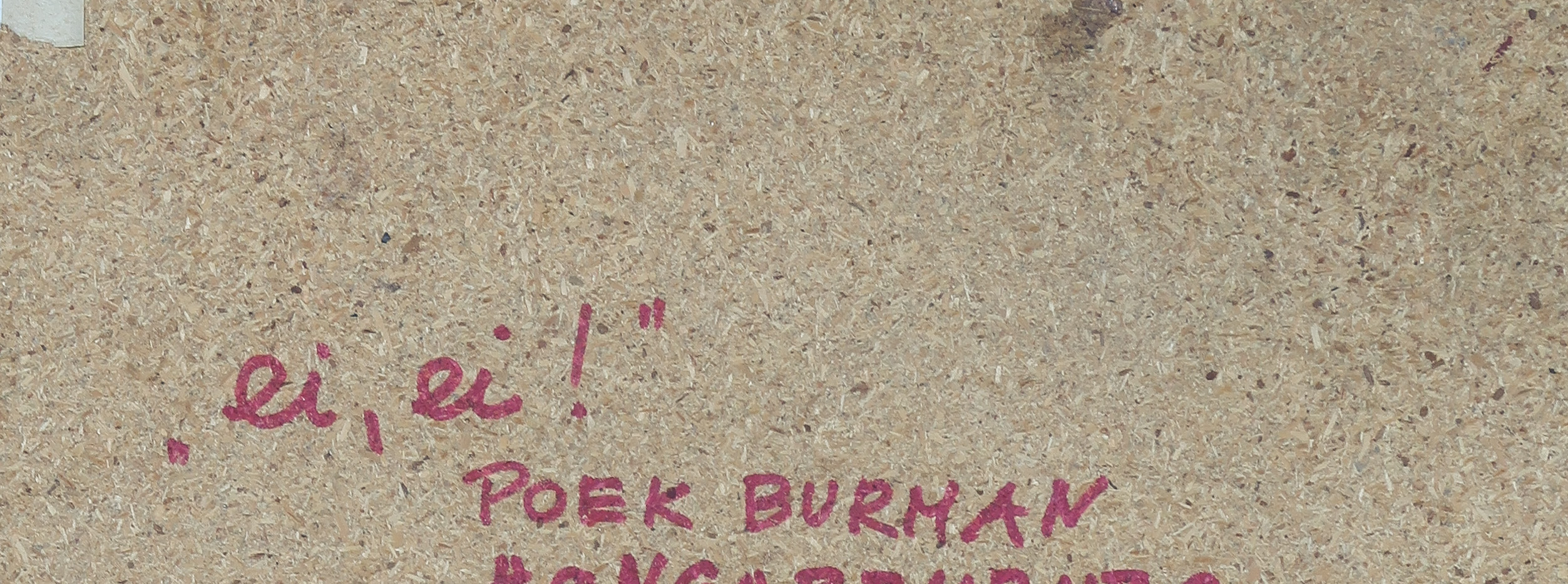 Poek Burmann - Olieverf op tweezijdig geprepareerd papier, Ei ei - Ingelijst kopen? Bied vanaf 1!