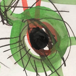 Paul Indrek Kostabi - "Doug Holland" - Uniek werk - Mixed media, acryl. kopen? Bied vanaf 425!