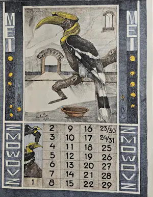 Chris Le Roy - Originele complete kalender 1937 heel met beschrijving kopen? Bied vanaf 300!