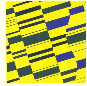 Gunter Fruhtrunk - dynamische constructie - zeefdruk - handgesigneerd met monogram kopen? Bied vanaf 165!