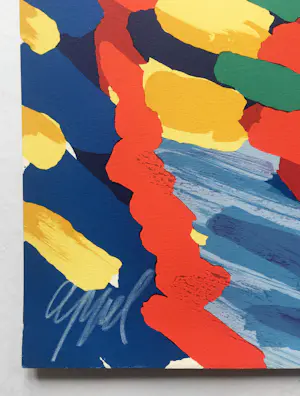 Karel Appel - See me running again - gesigneerd. kopen? Bied vanaf 725!