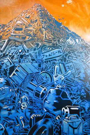 Willem Verburg - Gemengde techniek op groot doek, Worlds apart (Groot) kopen? Bied vanaf 150!