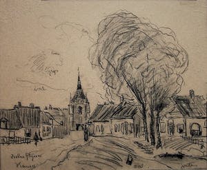 Jan van Rhijnnen - Gezicht op de Lekpoort in Vianen kopen? Bied vanaf 55!