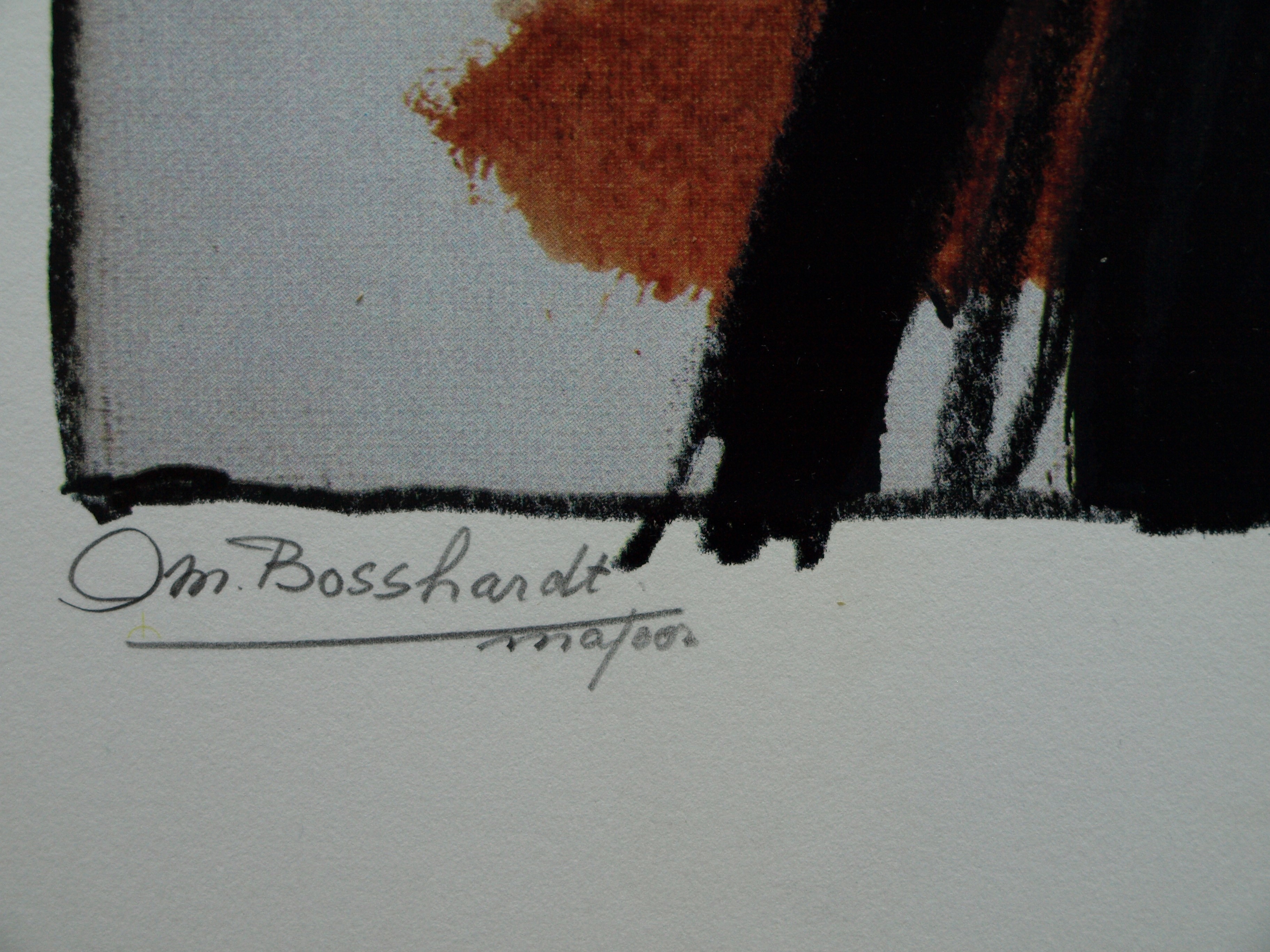 Peter Donkersloot - Litho , Majoor Bosshardt – gesigneerd – 1997 kopen? Bied vanaf 1!