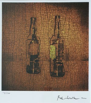 Rob Scholte - Craquele flessen | Mis en bouteille dans Noscaves | Nieuw ingelijst kopen? Bied vanaf 95!