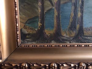 Niet of onleesbaar gesigneerd - Berglandschap kopen? Bied vanaf 10!