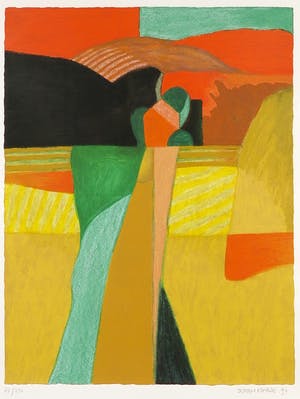 Jeroen Krabbé - Zeefdruk, Zonder Titel - Ingelijst kopen? Bied vanaf 150!