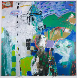 Dominique Chan - Olieverf op doek, Zonder titel kopen? Bied vanaf 150!