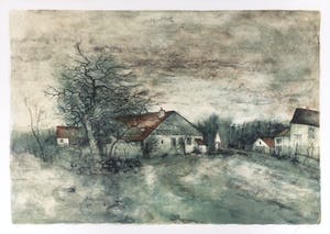 Bernard Gantner - winterlandschap kopen? Bied vanaf 100!