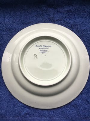 Societe Ceramique - Wandbord | Herrijzend Nederland | Bevrijding | 1945 kopen? Bied vanaf 15!