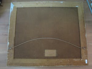 Isaac Naarden - GROOT Gesigneerd Olieverf "Frankrijk Isere Sainte-Enimie en Tarn" 1953 kopen? Bied vanaf 10!