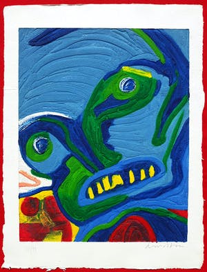 Bengt Lindstrom - Fantasiefiguur, aquagravure op dik geschept papier kopen? Bied vanaf 395!