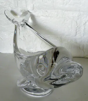 Niet of onleesbaar gesigneerd - Design kristallen dolfijn van "Art Vannes France". kopen? Bied vanaf 1!