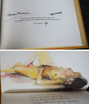 Bob ten Hoope - Annette, 15 aquarellen, boek oplage 69/150 - gesign. door ten Hoope en A.Morriën kaufen? Bieten Sie von 40!