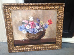 Arnout van Gilst - A6224 Stilleven met hyacinten en tulpen kopen? Bied vanaf 95!