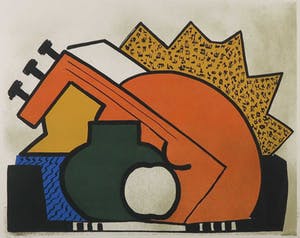 Wil Klaassen - Zeefdruk, Zonder titel VI - Ingelijst kopen? Bied vanaf 1!