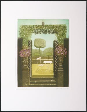 Laetitia de Haas - Lot van vierkleurenetsen, Stillevens kopen? Bied vanaf 70!