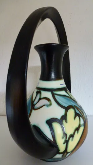 La Ceramique Montoise - Antoine Dubois - Handle vase 767/1 and ear vase 205 kopen? Bied vanaf 50!