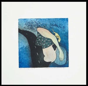 Michel van Overbeeke - Kleurenets met bladgoud, On my way III kopen? Bied vanaf 1!