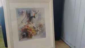 Willem Haenraets - Romantische voorstelling van een oude waterpomp met bloemen en vogels eromheen. kopen? Bied vanaf 30!