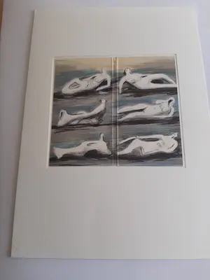 Henry Moore - Litho, Omslag van de catalogus van de Galerie Berggruen, Parijs, 1981. kopen? Bied vanaf 35!