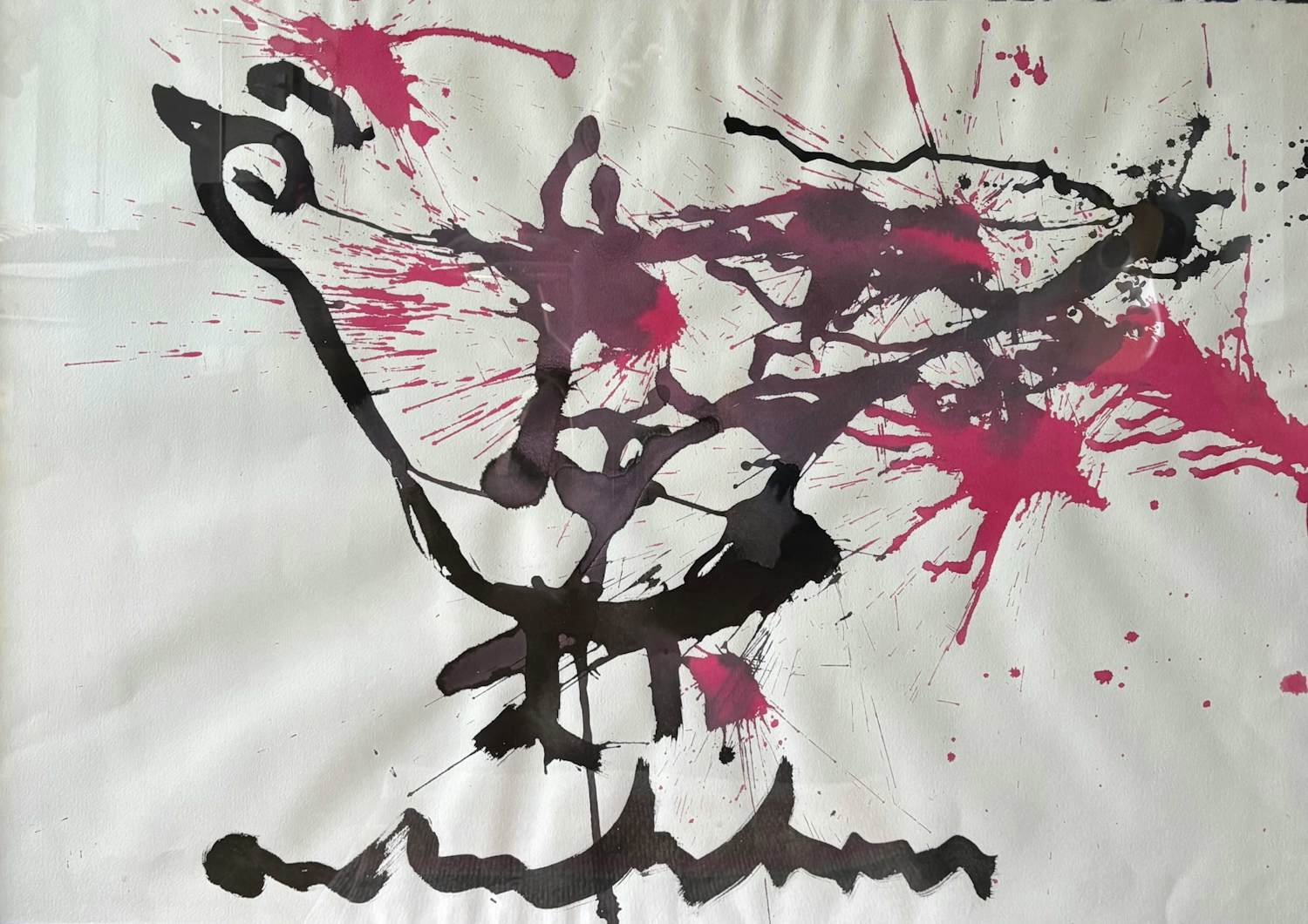 Anton Heyboer - tekening Kip kopen? Bied vanaf 75!