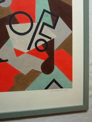 Doorlie Gerdes - Ingelijste potloodtekening , Tekens – 2020 - Lijst, 53 x 43 cm. kopen? Bied vanaf 100!