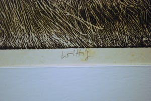 Werner Wittig - Houtsnede landschap kopen? Bied vanaf 30!