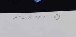 Hans Klaui - Zeefdruk, Zonder titel kopen? Bied vanaf 1!