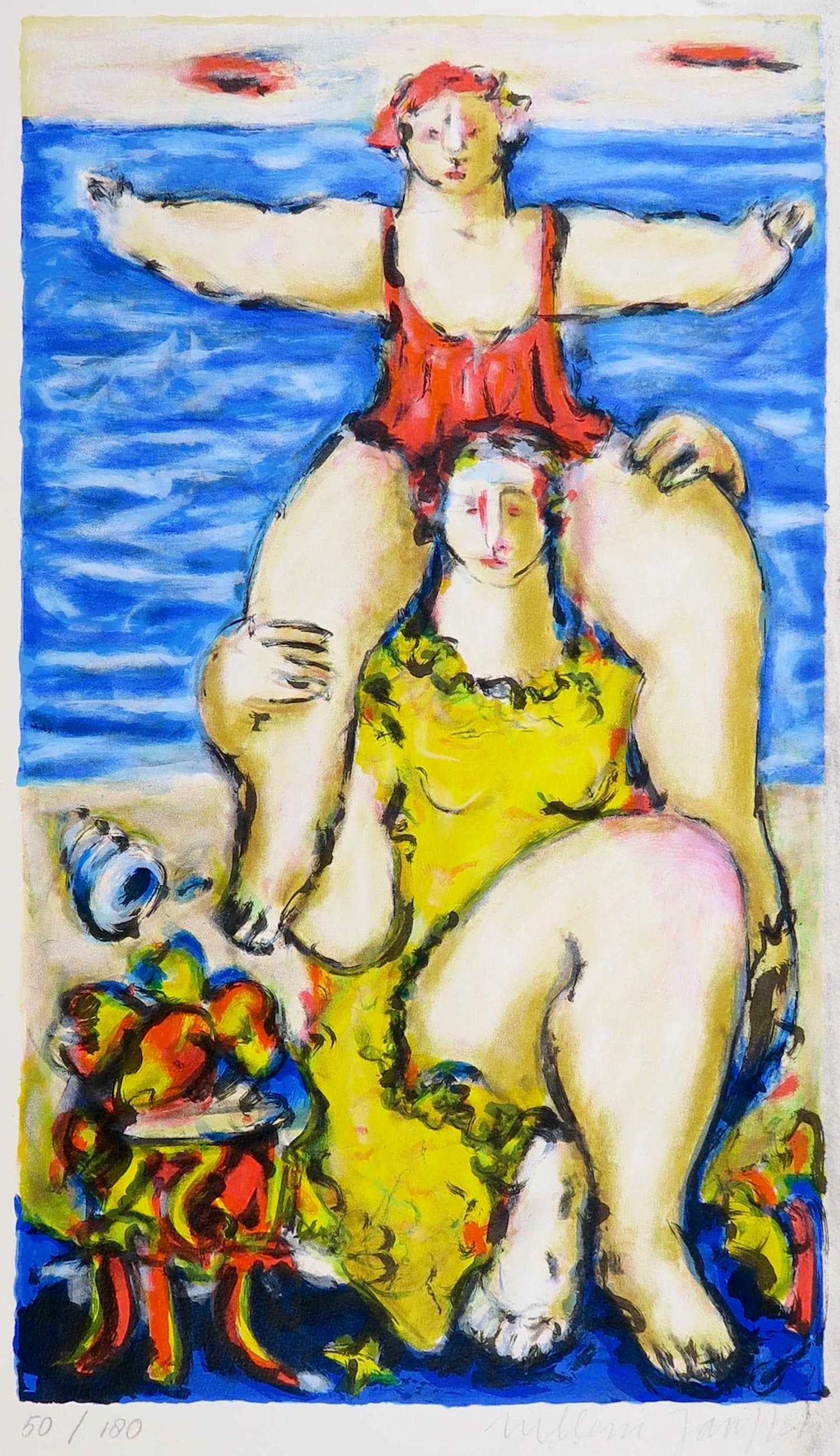 Willem Janssen - Dames aan het strand kopen? Bied vanaf 1!